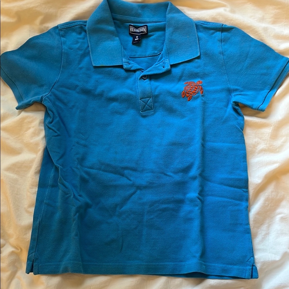 Vilebrequin Boys Blue Polo Shirt